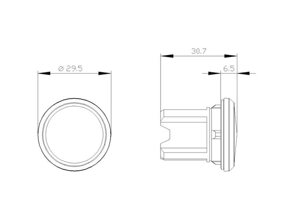 Siemens blindpropp 3SU1930-0FA80-0AA0 silver ( 3SU19300FA800AA0 )