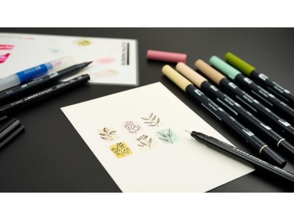 Tombow WS-EFL-H-06, Svart, Fin, Svart, Rund, 0,5 mm, 1 styck
