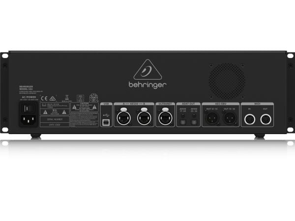 Behringer S32, Svart, Metall