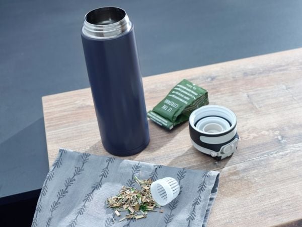Leifheit 03275, Svart, Blå, Rostfritt stål, Rostfritt stål, Polypropylen (PP), Kaffe, Juice, Te, 6 h
