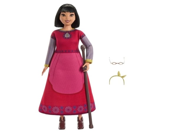 Mattel Disney Wish Dahlia of Rosas Fashion Doll, Motedukke, Jente, 3 år, Gutt/Jente, 323,9 mm, Flerfarget