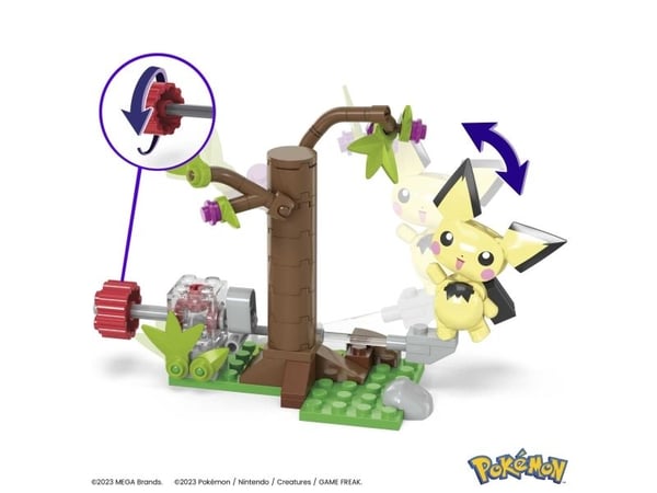 MEGA Pokémon Pichu''s Forest Forage, Byggesett, 6 år, Plast, 84 stykker, 440 g