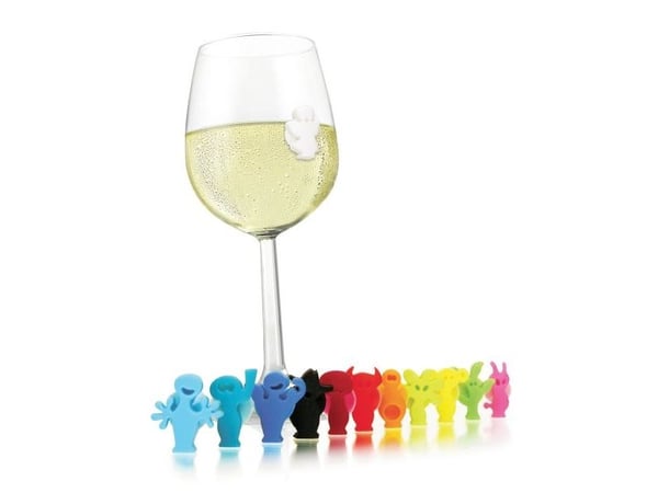 Vacu Vin 8714793188600, Lasi, Monivärinen, 12 kpl