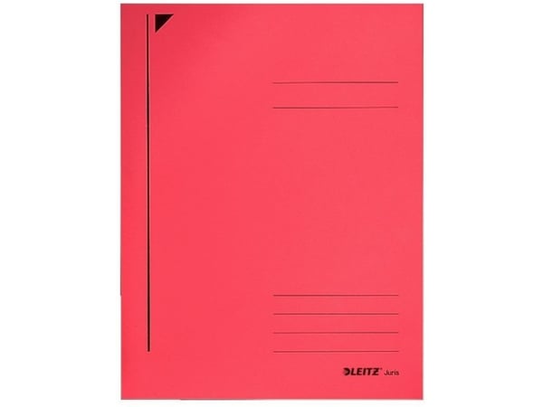 Leitz - 3-fliksmappe - for A3 (297 x 420 mm) - kapasitet: 250 ark - rød