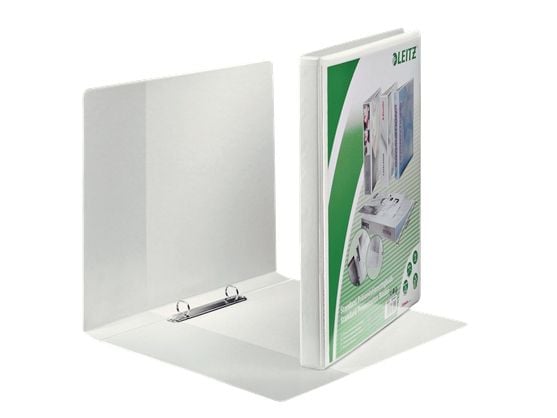 Leitz Standard - Ringperm for presentasjoner - bokryggbredde: 30 mm - for A4 Maxi - kapasitet: 100 ark - hvit