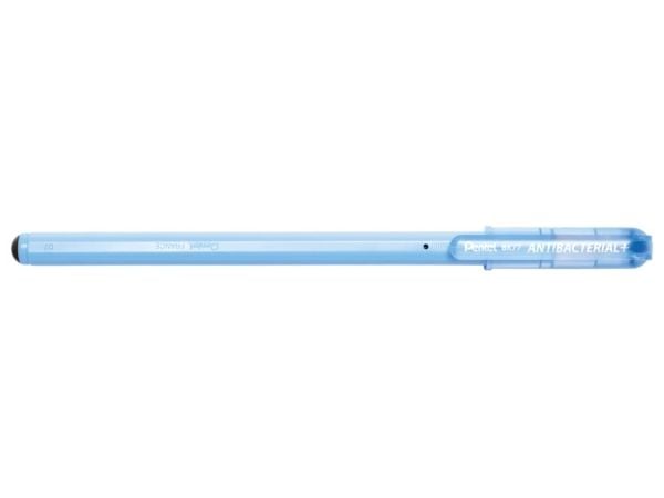 Pentel BK77AB-CE, Fastklämbar, indragbar kulspetspenna, Påfyllnadsbar, Blå, 12 styck