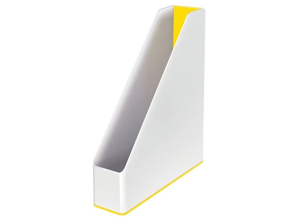 Leitz WOW Dual Colour - Magasinfil - ryggbredd: 73 mm - för A4 (210 x 297 mm) - gul
