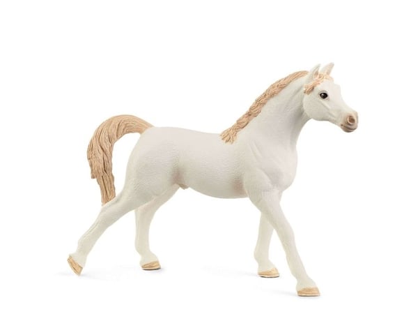 schleich HORSE CLUB Arabian Stallion, white, 5 År, Beige, Vit