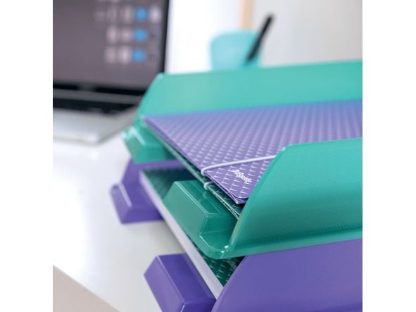 Esselte Colour'Breeze - Brevfack - för A4 (210 x 297 mm) - genomskinlig lavendel