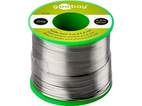 Professionell lödtenn blyfri, ø 0,8 mm, 250 g Professionell lödtenn blyfri, ø 0,8 mm, 250 g