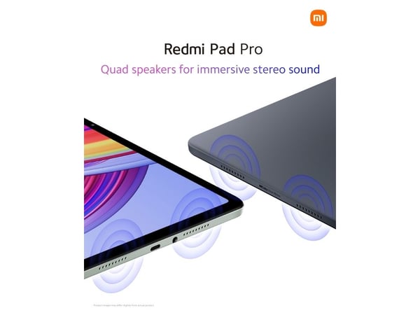 Xiaomi Redmi Pad Pro - Tablet - Android 16 - 128 GB UFS card - 12.1" Farge-LCD (2560 x 1600) - microSD-spor - Oseanblå