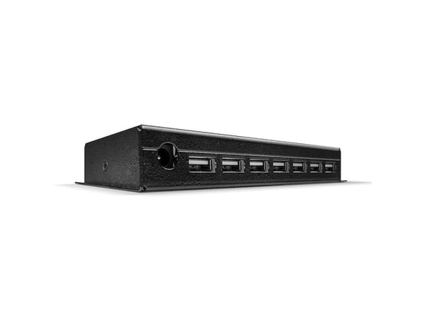 Lindy 42794, USB 2.0 Type-B, USB 2.0, 480 Mbit/s, Musta, Metalli, 1,8 m