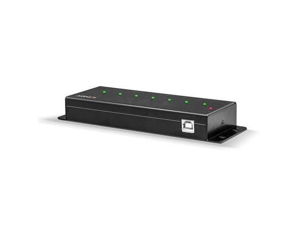 Lindy 42794, USB 2.0 Type-B, USB 2.0, 480 Mbit/s, Musta, Metalli, 1,8 m