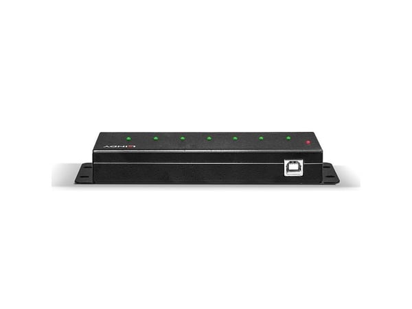 Lindy 42794, USB 2.0 Type-B, USB 2.0, 480 Mbit/s, Musta, Metalli, 1,8 m