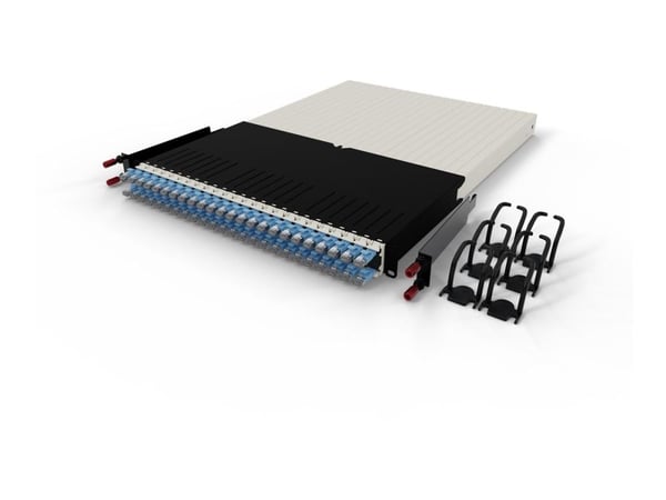 PATCHBOX patchbox.one - Kabelindragningssystem - CAT 6a - STP - RAL 9005 - 30U