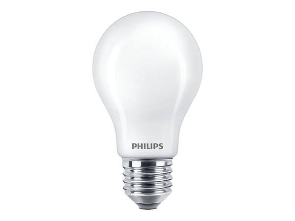 Philips CorePro - LED-filamentlyspære - form: A60 - E27 - 8.5 W (ekvivalent 75 W) - klasse E - varmt hvitt lys - 2700 K - atlask