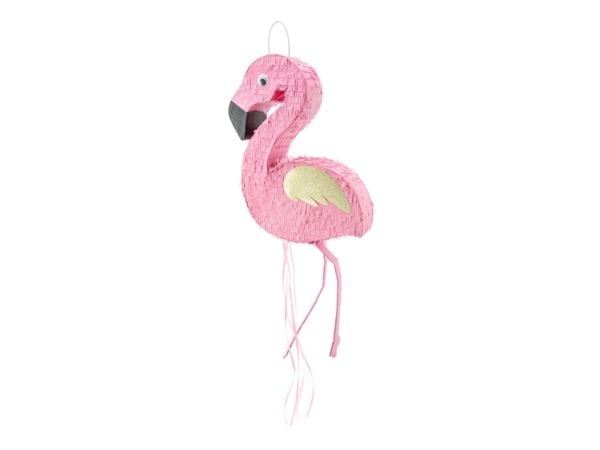 PartyDeco PIN8, Standard pinata, Honkontakt, Svart, Rosa, Vit, Flamingo, 250 mm, 80 mm