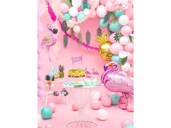 PartyDeco PIN8, Standard pinata, Honkontakt, Svart, Rosa, Vit, Flamingo, 250 mm, 80 mm