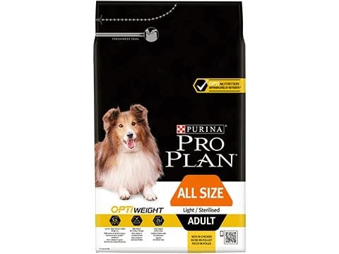 Purina Pro Plan All Sizes Adult Light/Sterilised, Vuxen, Kyckling, 14 kg
