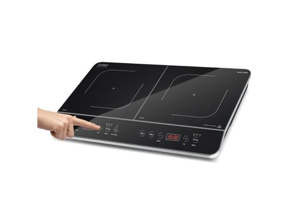 Caso Design Touch 3500, Musta, Työtaso, 60 cm, Vyöhykeinduktiokeittotaso, Keraaminen, 2 vyöhykettä(t)