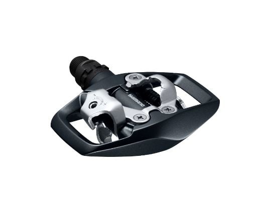 Shimano PD-ED500, Bysykkel, Aluminium, Aluminium, Sort, Chromoly Steel 4140 (CrMo), Klemløse pedaler, 2 stykker