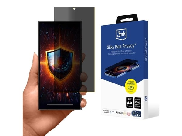 3MK W-3SLMATPV-SAS24U, Samsung, Galaxy S24 Ultra, Naarmuuntumisenkestävä, Läpinäkyvä, 1 kpl