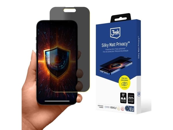 3MK W-3SLMATPV-AIP15, Apple, iPhone 15, Naarmuuntumisenkestävä, Läpinäkyvä, 1 kpl
