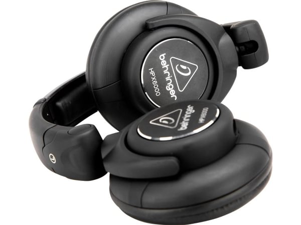 Behringer HPX6000, Koblet med ledninger (ikke trådløs), Hodetelefoner, Sort