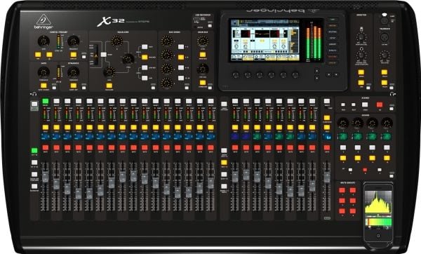 Behringer X32, 40 kanaler, Sort