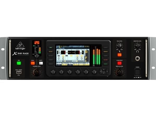 Behringer X32 Rack, 40 kanaler, Rackmontering, 120 W, Svart