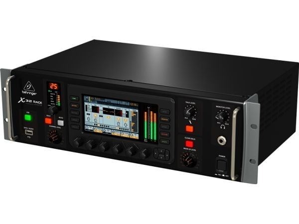 Behringer X32 Rack, 40 kanaler, Rackmontering, 120 W, Svart
