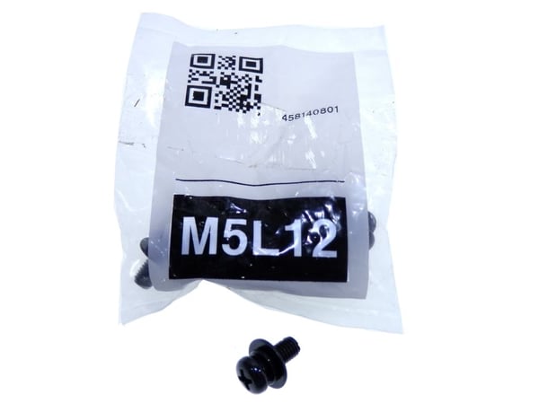 Sony M5L12, Ruuvi, Metalli, Pelti, M5, Musta, 8 kpl