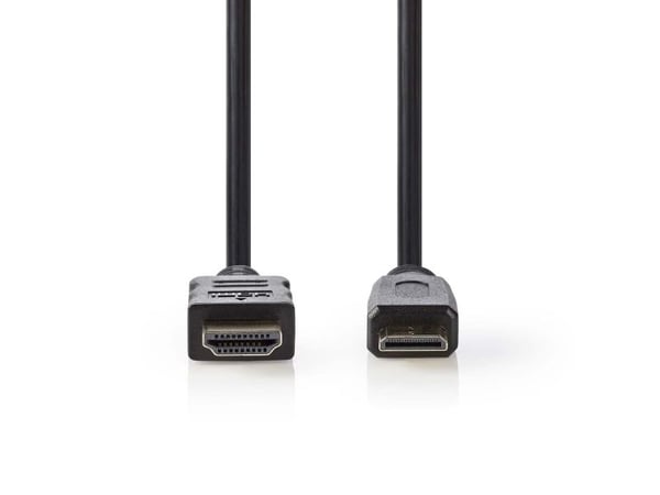 Nedis CVGP34500BK30, 3 m, HDMI tyyppi A (vakio), HDMI tyyppi C (mini), 3D, musta