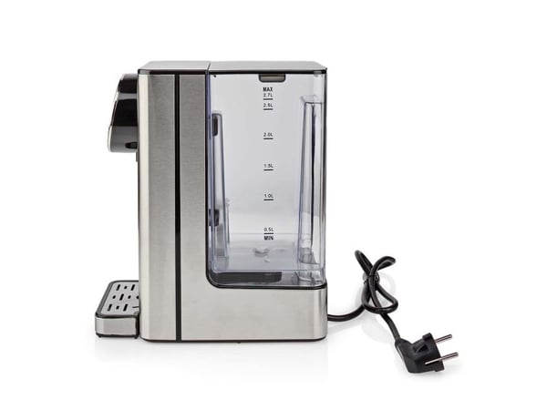 Nedis KAWD310FBK, 2,7 L, Muovi, 0,7 m, Kuumat juomat, Eristetty, Alumiini, Musta