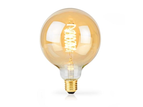 Nedis LBE27G95GD, 3,8 W, E27, 250 lm, 15000 h, Lämmin valkoinen