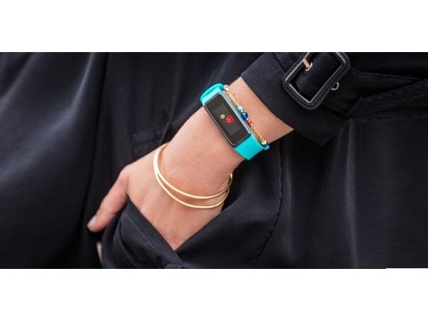 Smartband MyKronoz MYKRONOZ ZeFit3 HR armbånd blå/sølv - ZEGATMYKLFR3BES1