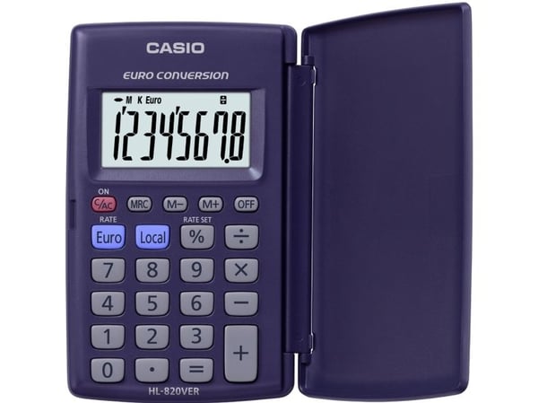 Casio HL-820VER - Fickkalkylator - 8 siffror - batteri