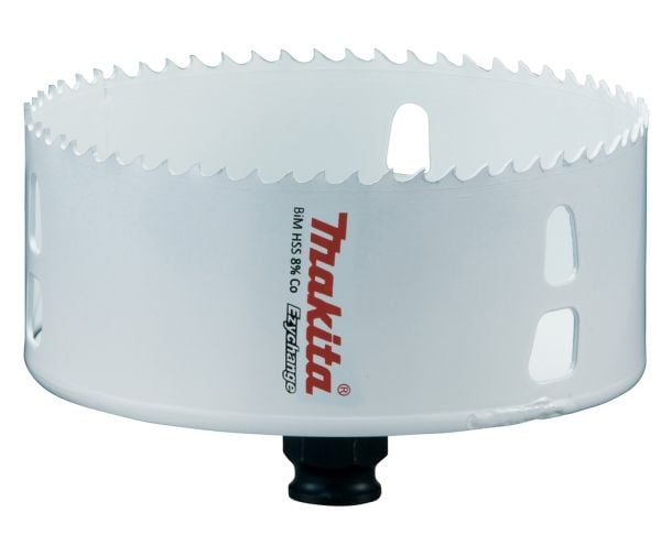 Makita E-04020, Enkelt, Bor, Stål, Aluminium, Plast, Tre, Rustfritt stål, Hvit, Bimetall, 4,4 cm