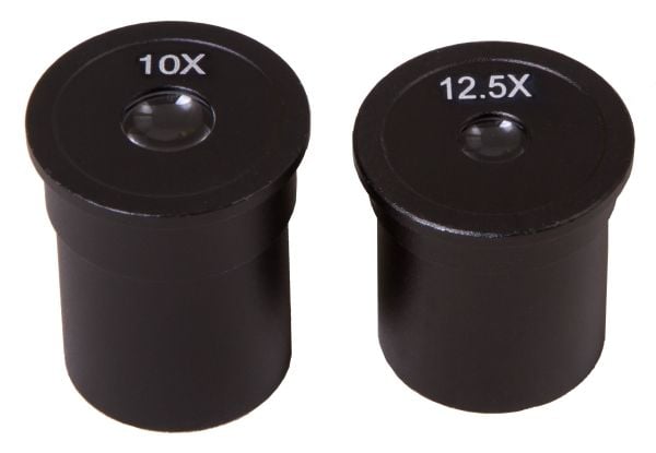 Levenhuk 5S NG, optinen mikroskooppi, musta, harmaa, metalli, 500x, 40x, 10x, 12,5x