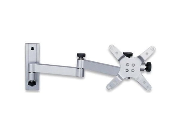 TECHly LED 100 - Monteringssats (väggfäste med svängarm) - för LCD-TV - silver - skärmstorlek: 13"-30" - väggmonterbar