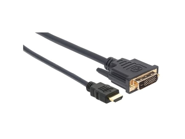 TECHly - Adapterkabel - HDMI hann til DVI-D hann - 4.5 m