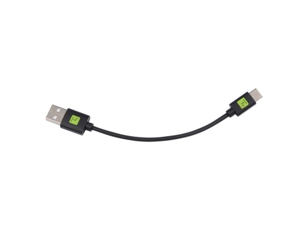TECHly - USB-kabel - USB (hane) till USB-C (hane) - USB 2.0 - 10 cm - svart