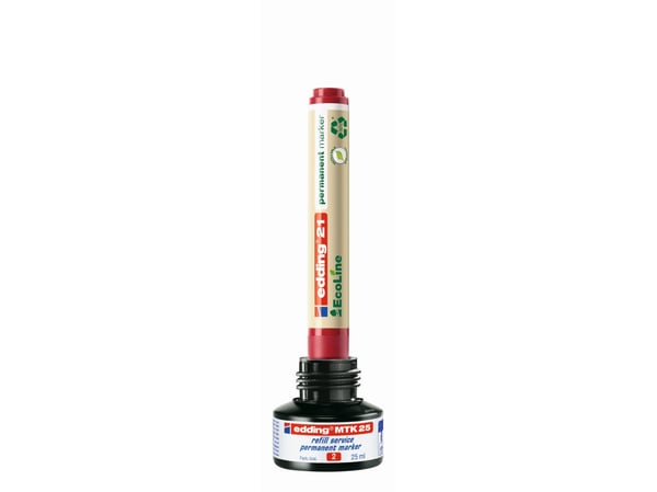 edding MTK 25 - Bläck - permanent - svart - 25 ml