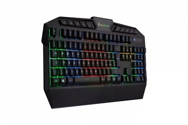 Verbatim SureFire KingPin RGB Gaming Multimedia Tastatur QWERTY Italiensk Kablet Gaming Keyboard Opplyst Italiensk, QWERTY Svart (48832)