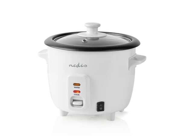 Nedis KARC06WT, Hvit, 0,6 l, 0,9 m, Akrylonitril-butadien-styren (ABS), Rustfritt stål, 300 W, Type F (CEE 7/4)