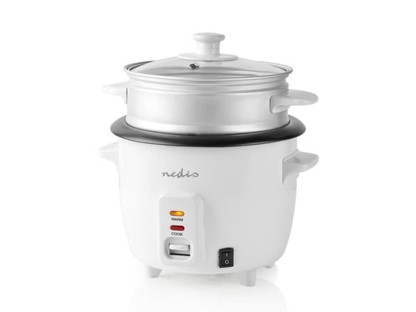 Nedis KARC06WT, Hvit, 0,6 l, 0,9 m, Akrylonitril-butadien-styren (ABS), Rustfritt stål, 300 W, Type F (CEE 7/4)