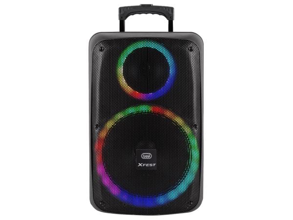 Trevi XF 1250 KB, 2-veis, 90 W, Trådløs, Party-høyttaler, Sort, Universell