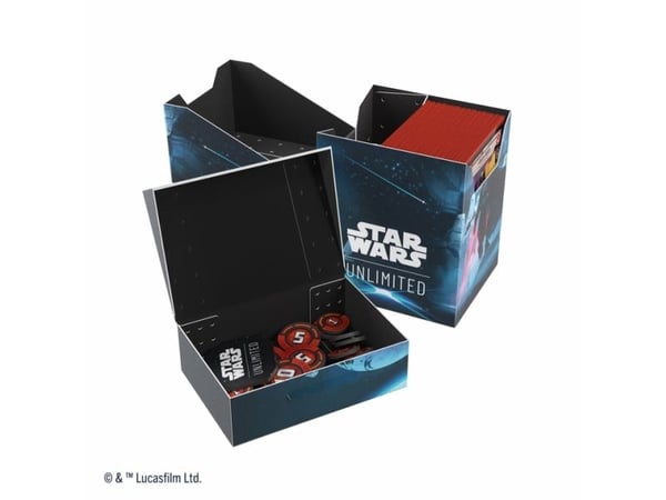 Asmodee Star Wars: Unlimited Soft Crate - Darth Vader, Kortlekslåda, Multifärg, 1 styck