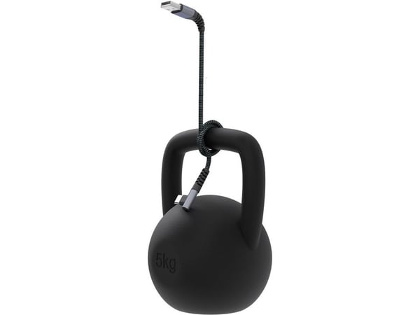 Goobay 64657, 2 m, USB C, USB A, USB 2.0, Svart, Grå