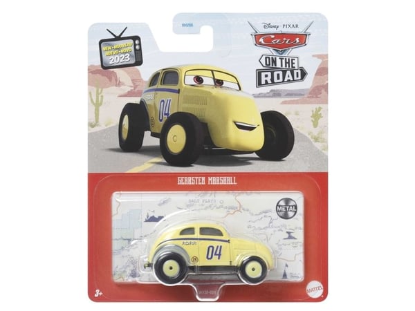 Disney Pixar Cars Disney and Pixar Cars On the Road Gearson Marshall, Bil, 3 år, Gult